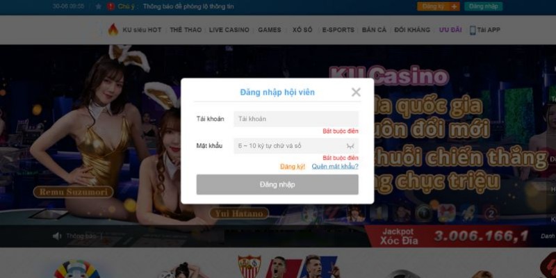 Hội viên năm rõ các bước đăng nhập khi tham gia cá cược tại Kubet77